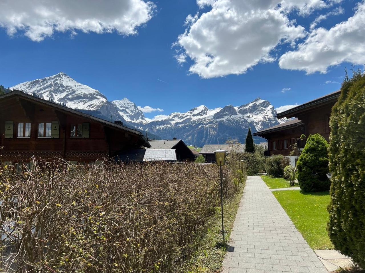Beautiful Apartment With Stunning View Gsteig Exteriér fotografie